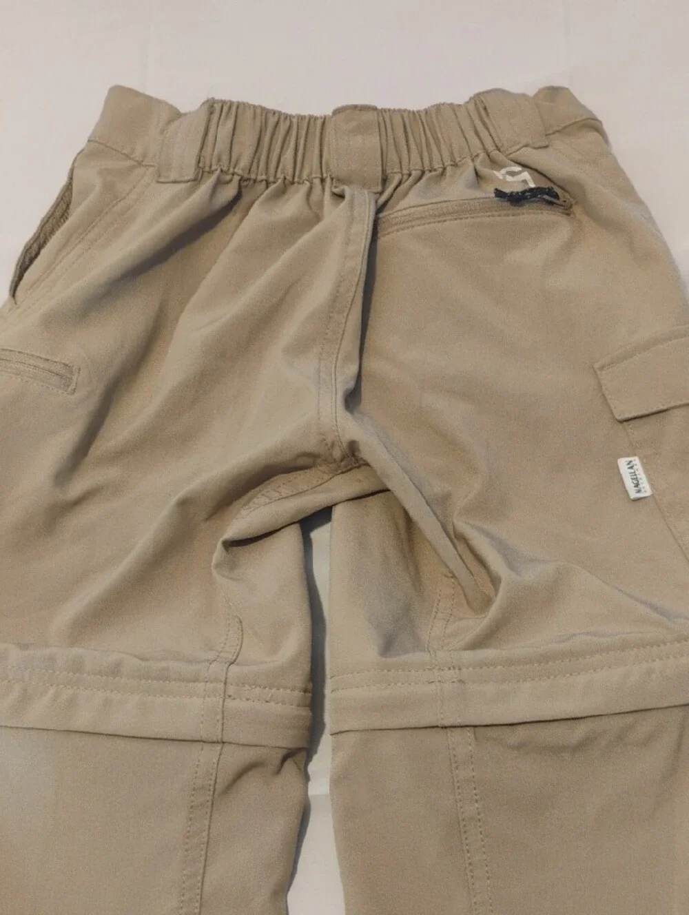 Magellan Outdoors Fish Gear Boys Convertible Cargo Pants Khaki Youth Small 8